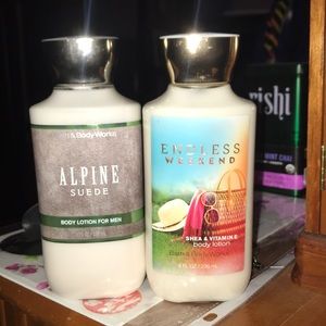 Bath and body works lotion set